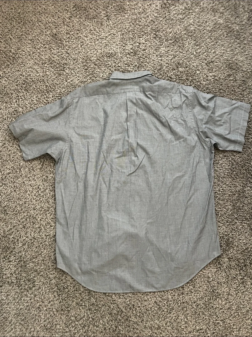 Polo by Ralph Lauren Blake Short-Sleeve Button-Down Shirt Size XL Gray